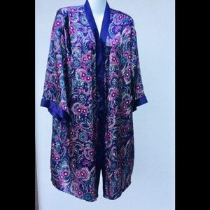 Women Amanda Stewart Silky Kimono Style Size L